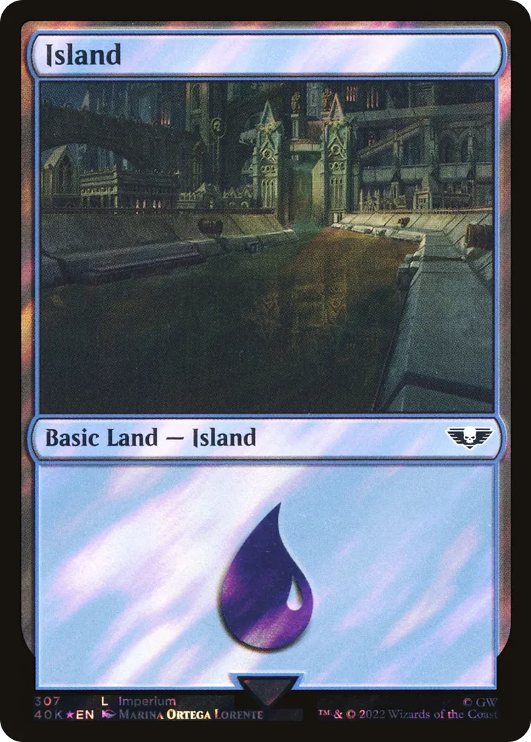 Island — Warhammer 40,000 Commander — Magic: The Gathering