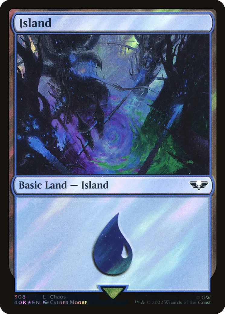 Island — Warhammer 40,000 Commander — Magic: The Gathering
