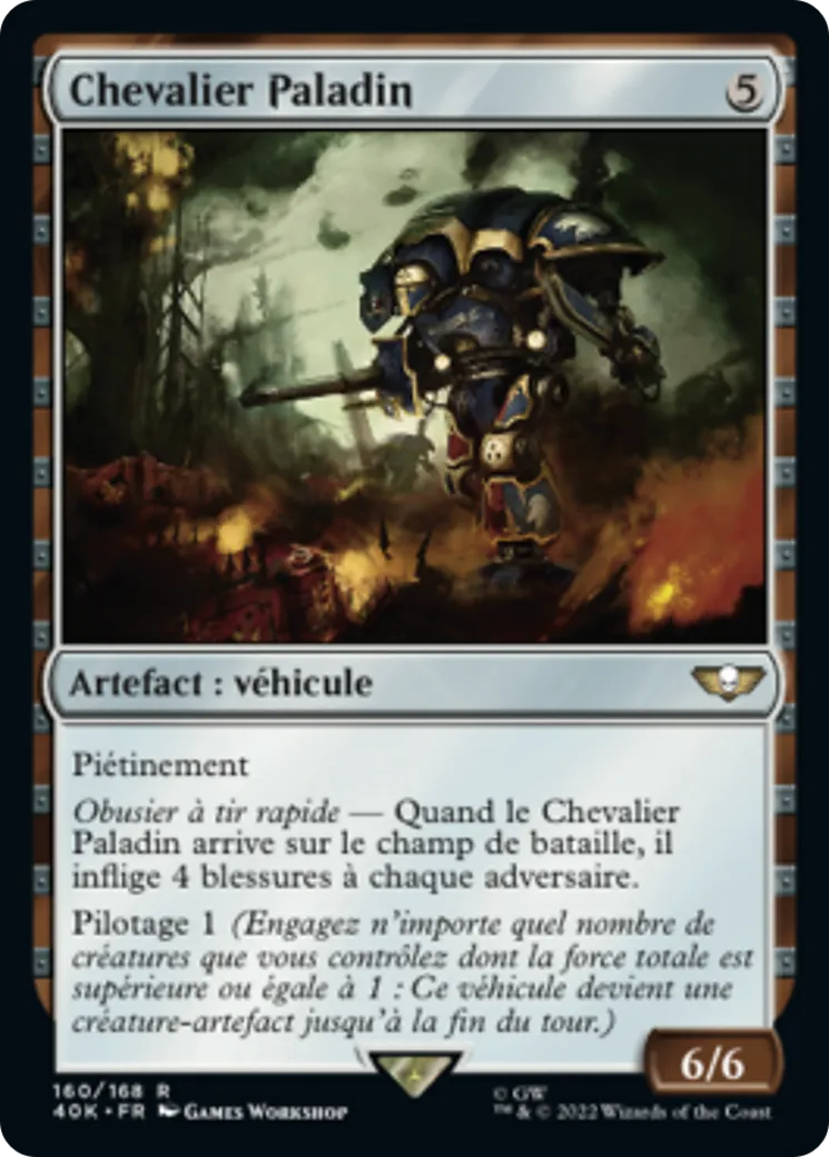 Chevalier Paladin — Warhammer 40,000 Commander — Magic: The Gathering