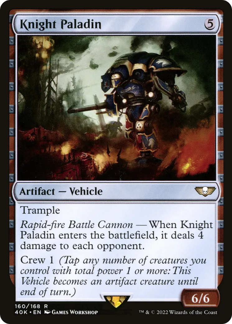 Chevalier Paladin — Warhammer 40,000 Commander — Magic: The Gathering