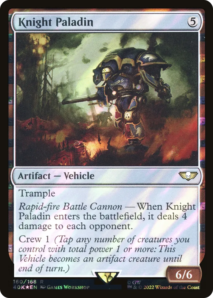 Chevalier Paladin — Warhammer 40,000 Commander — Magic: The Gathering