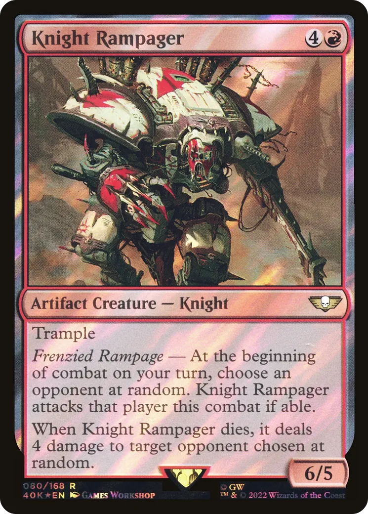 Knight Rampager — Warhammer 40,000 Commander — Magic: The Gathering
