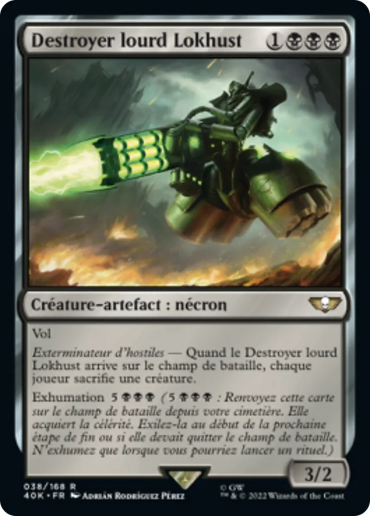 Destroyer lourd Lokhust — Warhammer 40,000 Commander — Magic: The Gathering