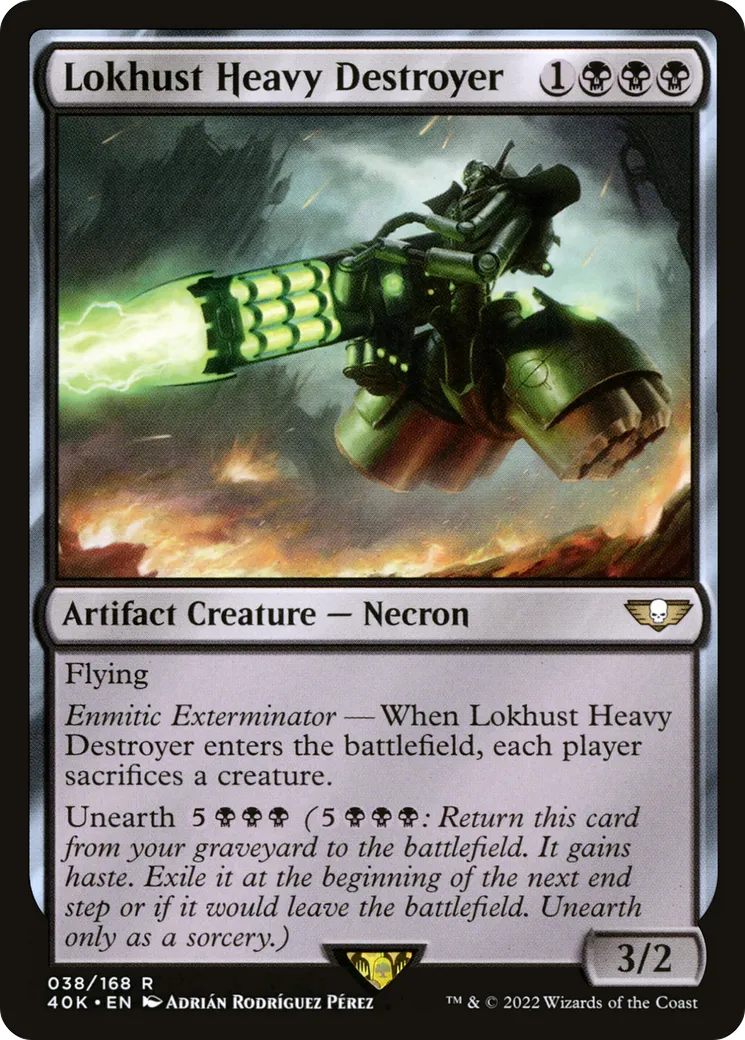 Lokhust Heavy Destroyer — Warhammer 40,000 Commander — Magic: The Gathering