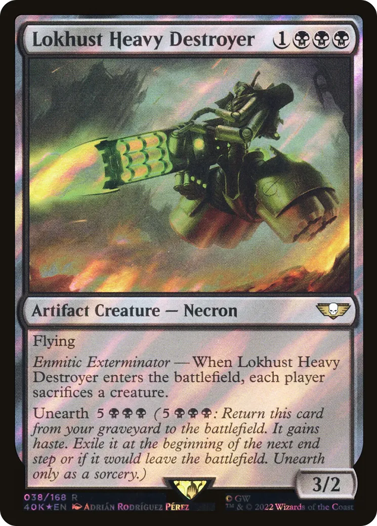 Lokhust Heavy Destroyer — Warhammer 40,000 Commander — Magic: The Gathering