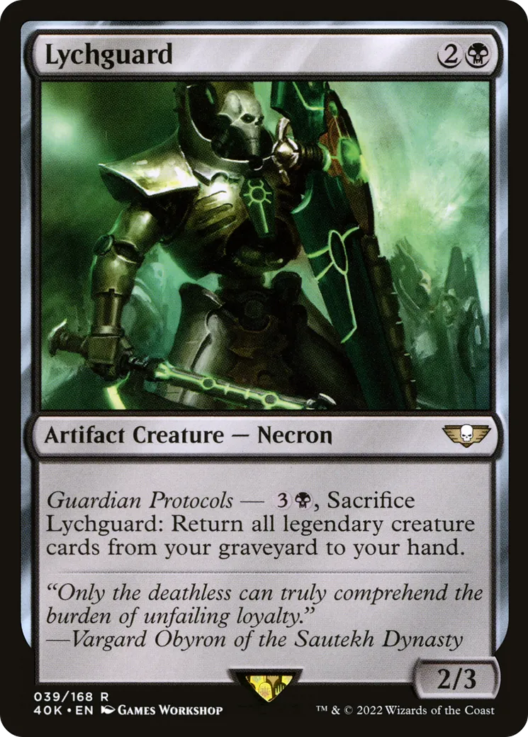 Lychguard — Warhammer 40,000 Commander — Magic: The Gathering