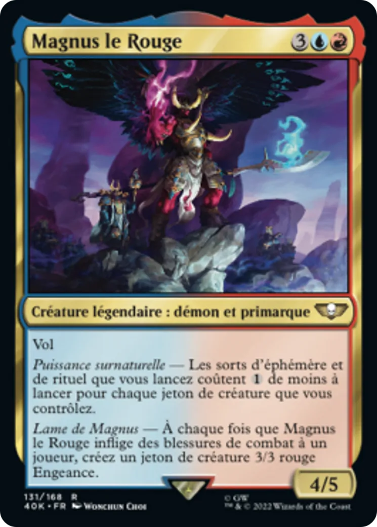 Magnus le Rouge — Warhammer 40,000 Commander — Magic: The Gathering