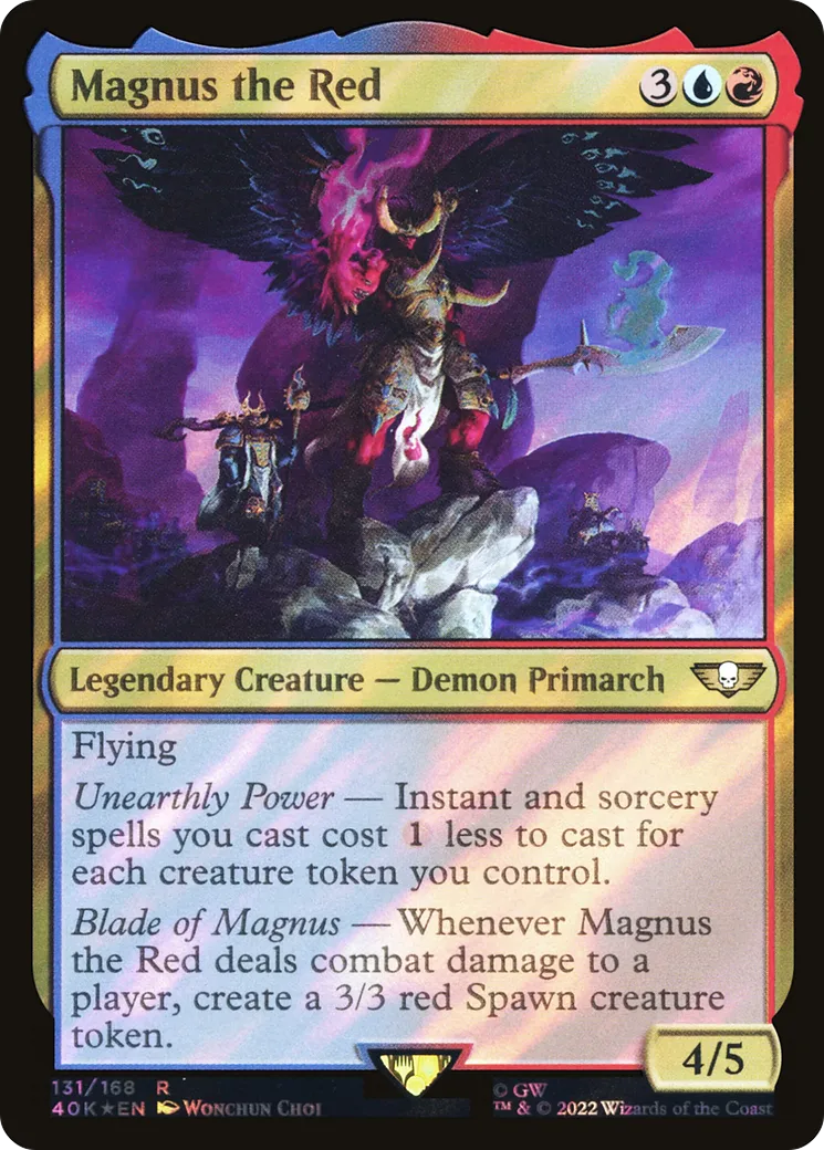 Magnus the Red — Warhammer 40,000 Commander — Magic: The Gathering