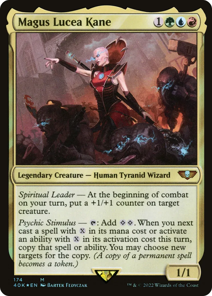 Magus Lucea Kane — Warhammer 40,000 Commander — Magic: The Gathering