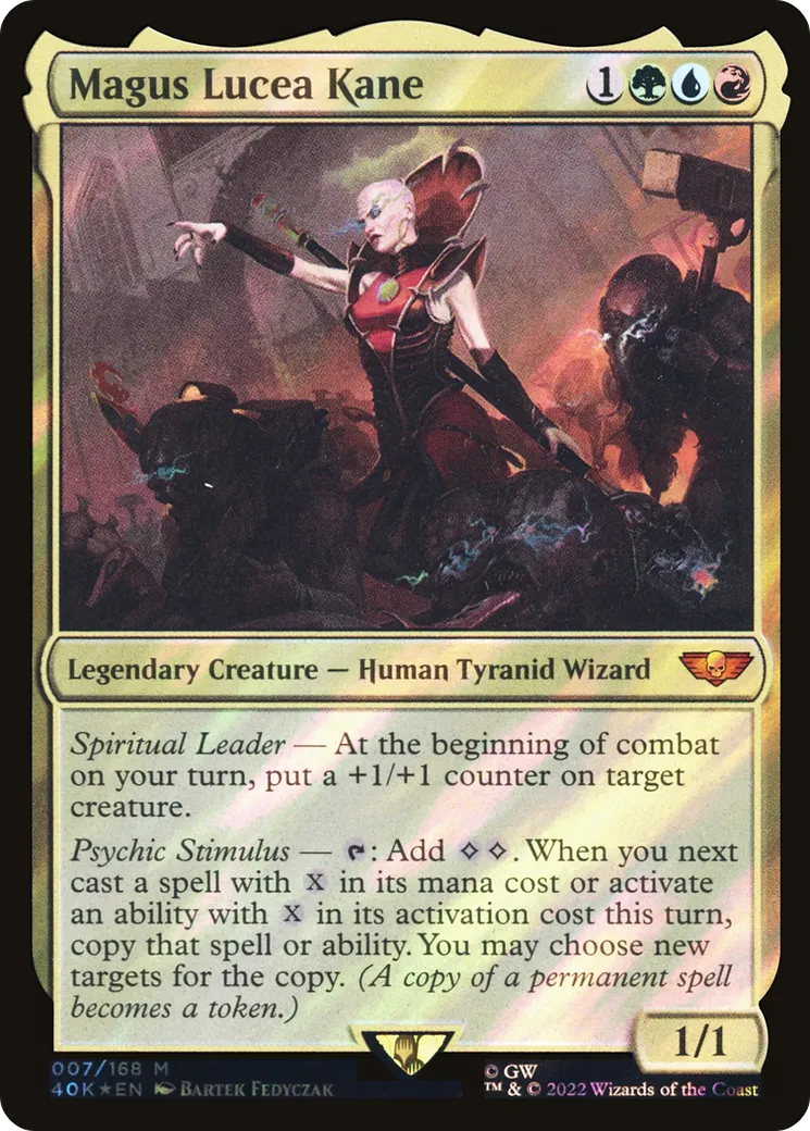 Magus Lucea Kane — Warhammer 40,000 Commander — Magic: The Gathering