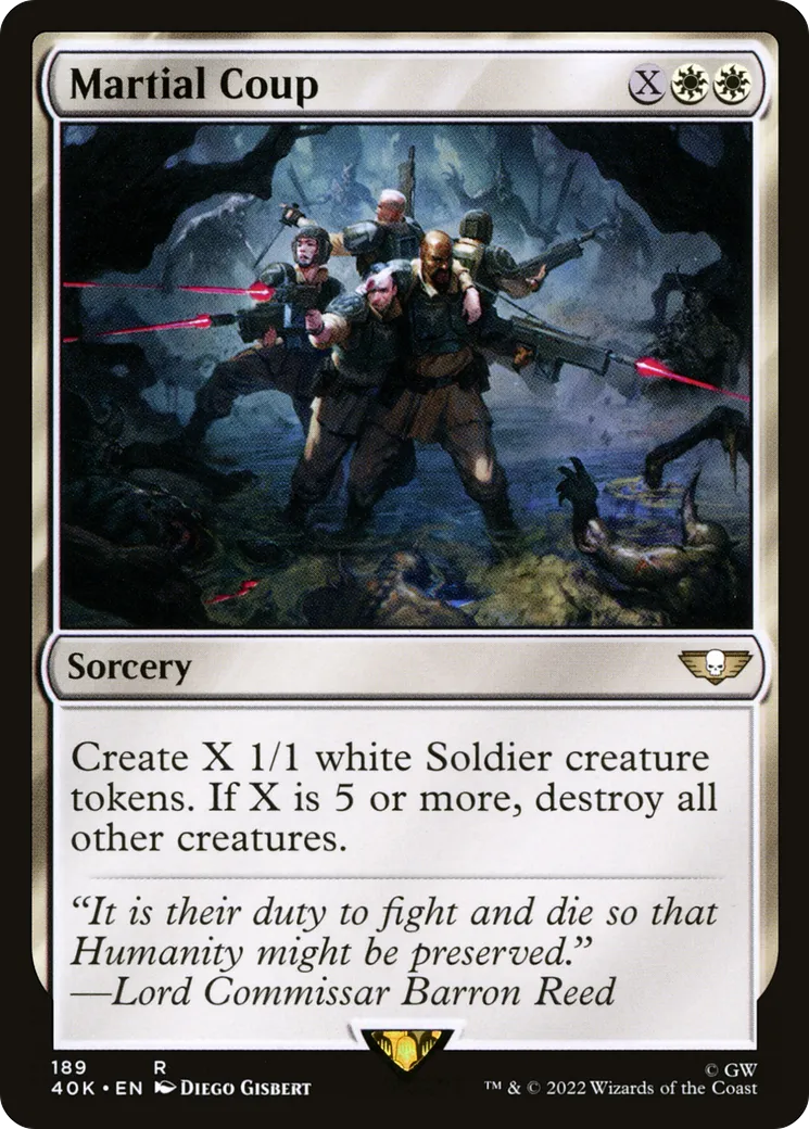 Coup d'état militaire — Warhammer 40,000 Commander — Magic: The Gathering