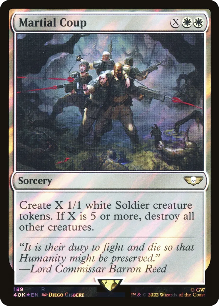 Coup d'état militaire — Warhammer 40,000 Commander — Magic: The Gathering