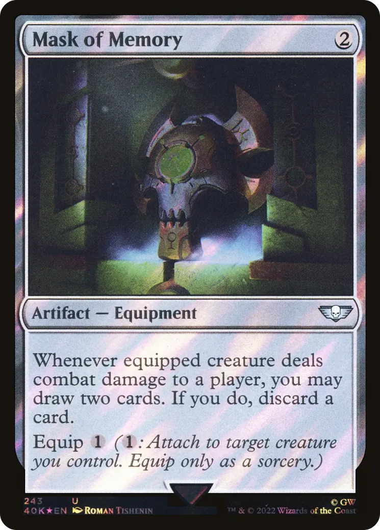 Mask of Memory — Warhammer 40,000 Commander — Magic: The Gathering