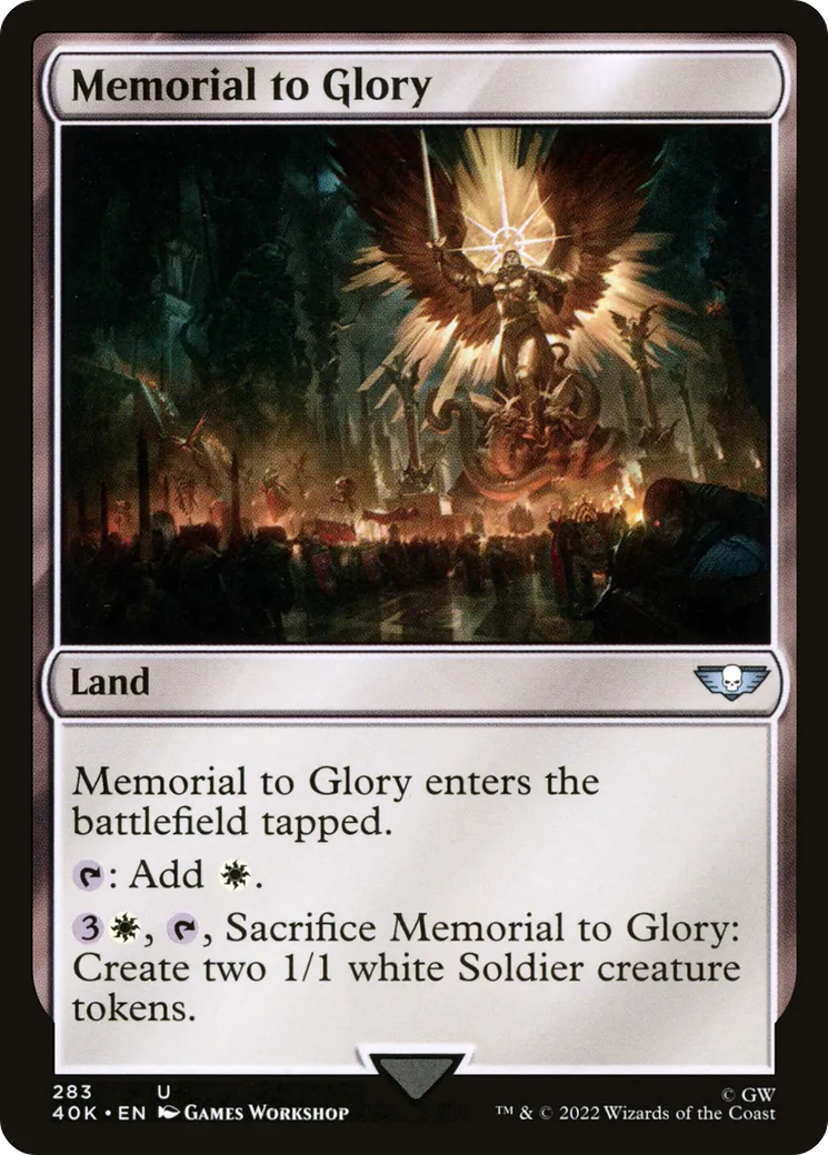 Mémorial à la gloire — Warhammer 40,000 Commander — Magic: The Gathering