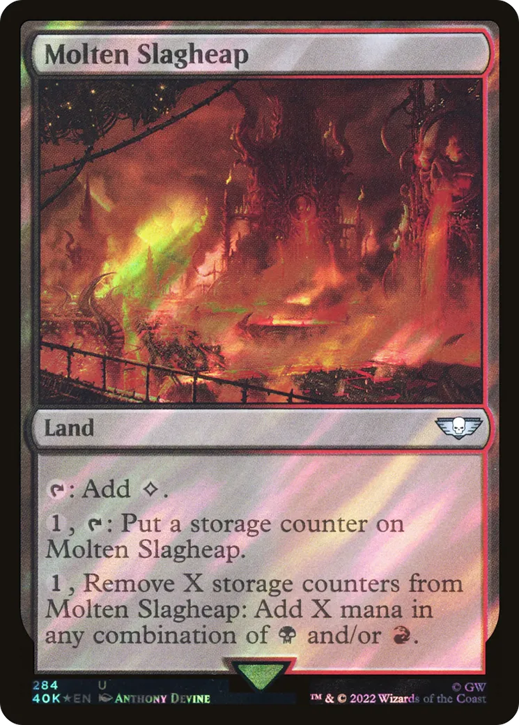 Crassier en fusion — Warhammer 40,000 Commander — Magic: The Gathering