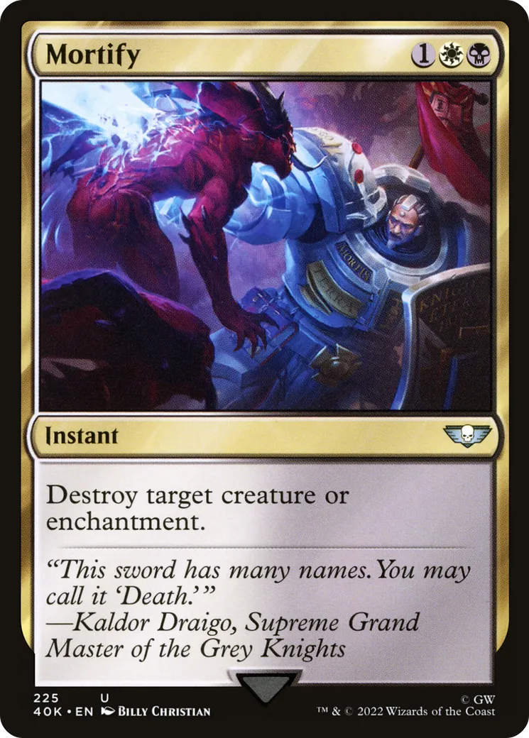 Mortify — Warhammer 40,000 Commander — Magic: The Gathering