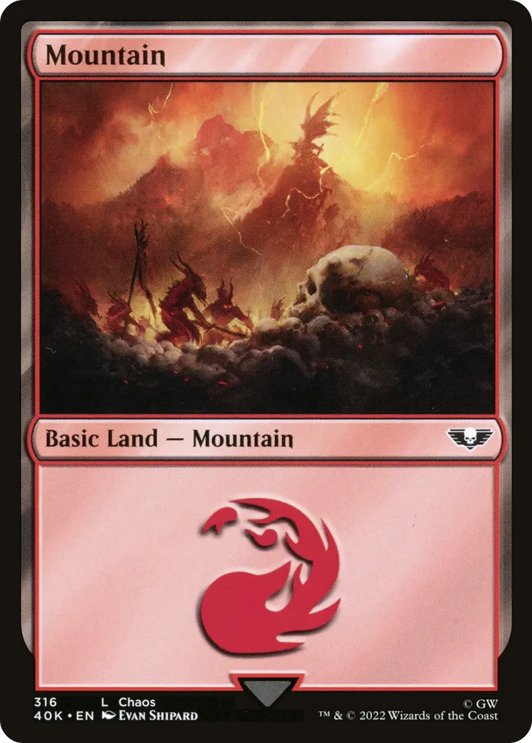 Mountain — Warhammer 40,000 Commander — Magic: The Gathering