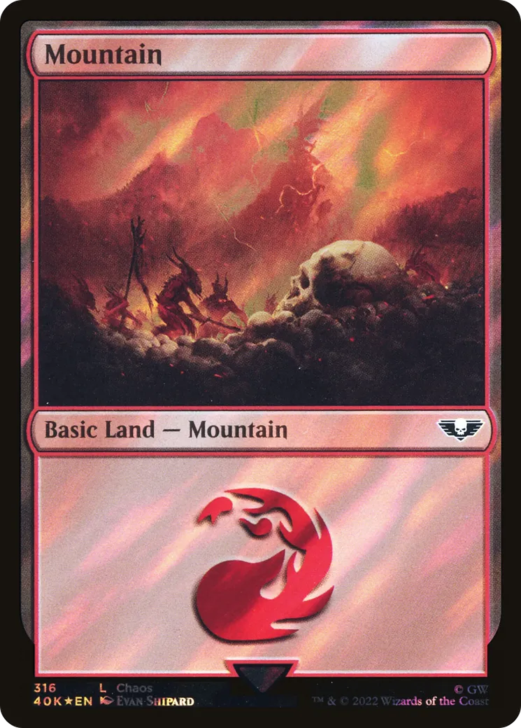 Montagne — Warhammer 40,000 Commander — Magic: The Gathering