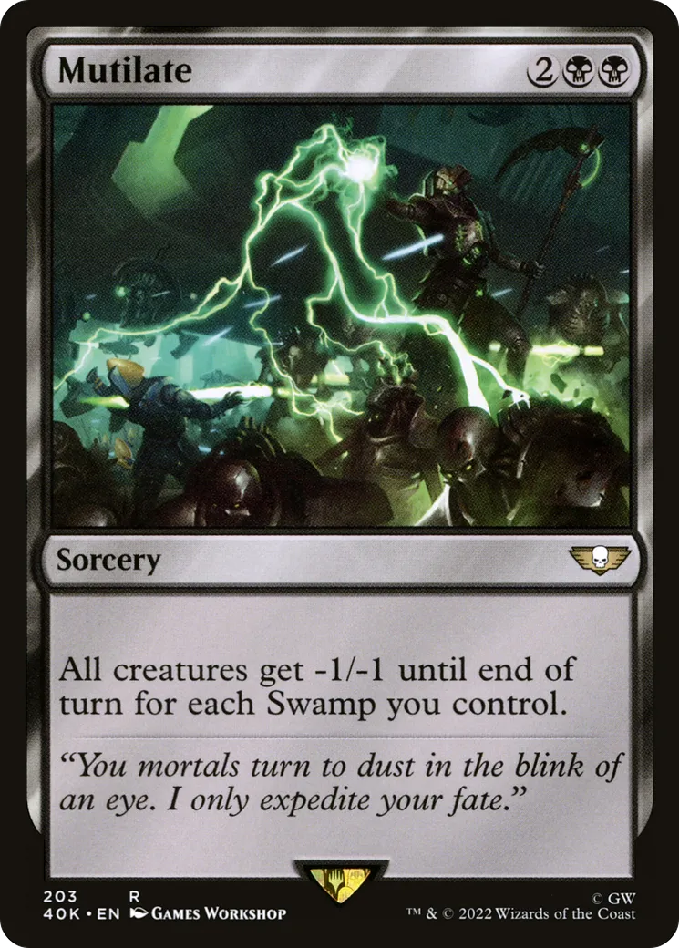Mutilation — Warhammer 40,000 Commander — Magic: The Gathering