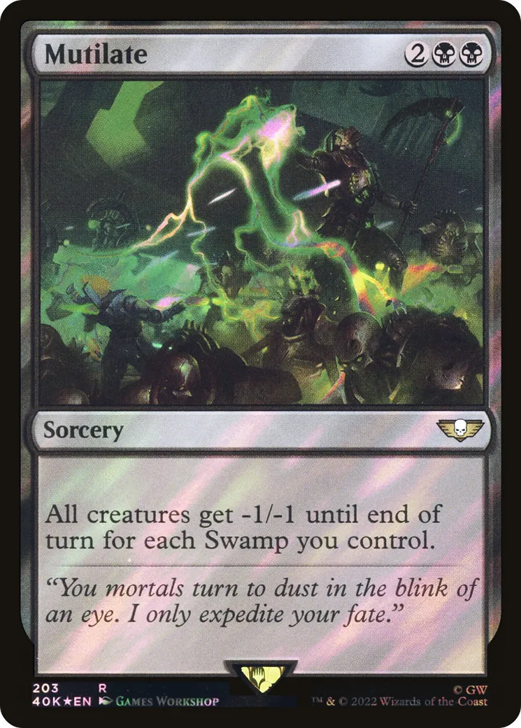 Mutilation — Warhammer 40,000 Commander — Magic: The Gathering