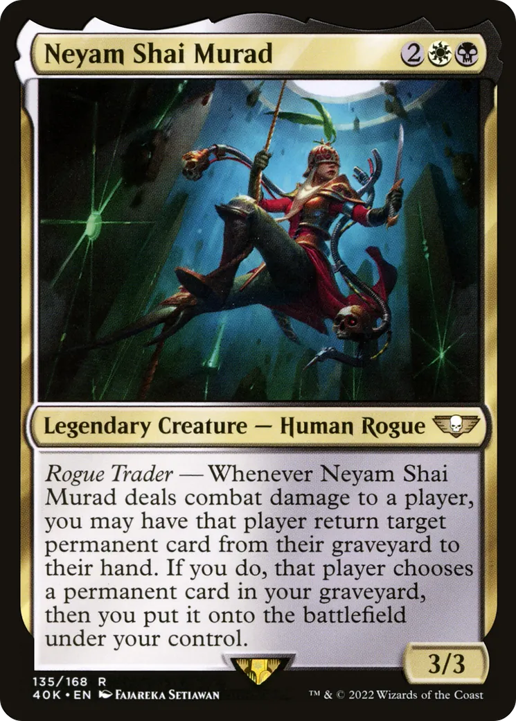 Neyam Shai Murad — Warhammer 40,000 Commander — Magic: The Gathering