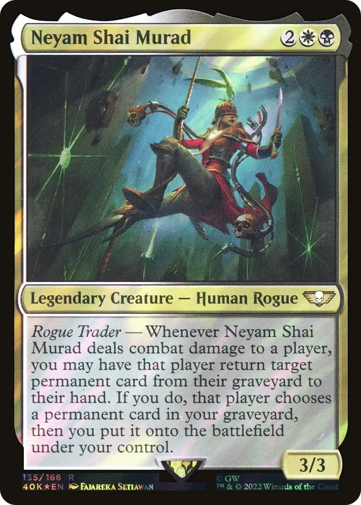 Neyam Shai Murad — Warhammer 40,000 Commander — Magic: The Gathering