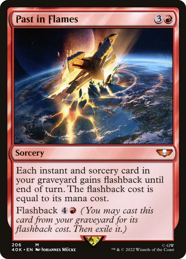 Passé enflammé — Warhammer 40,000 Commander — Magic: The Gathering