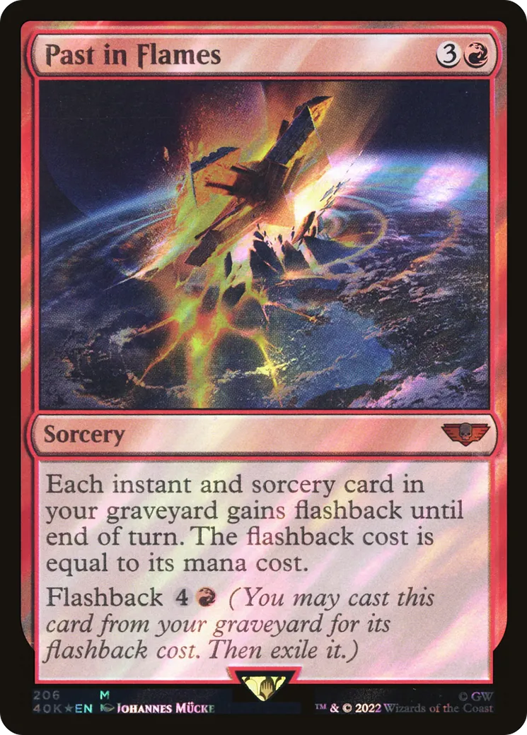 Passé enflammé — Warhammer 40,000 Commander — Magic: The Gathering