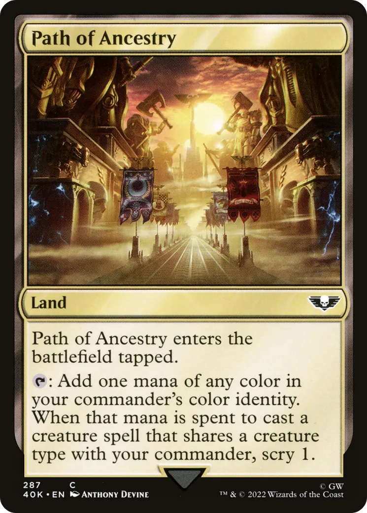 Path of Ancestry — Warhammer 40,000 Commander — Magic: The Gathering