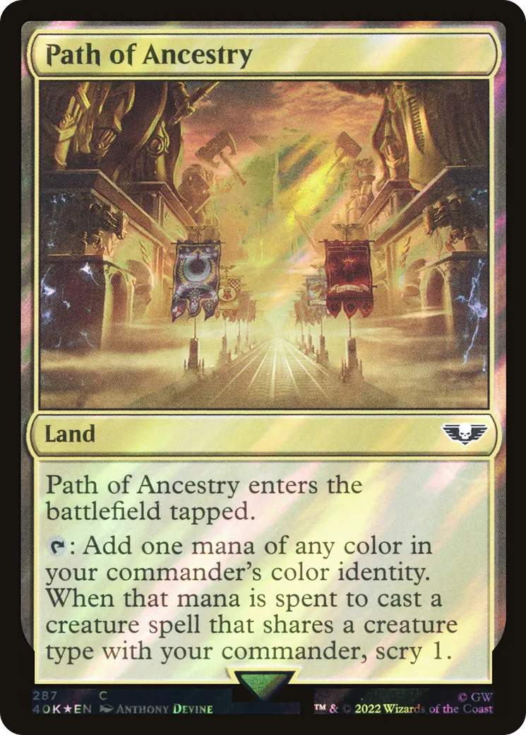 Voie de l'Ascendance — Warhammer 40,000 Commander — Magic: The Gathering
