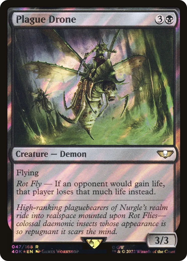 Plague Drone — Warhammer 40,000 Commander — Magic: The Gathering