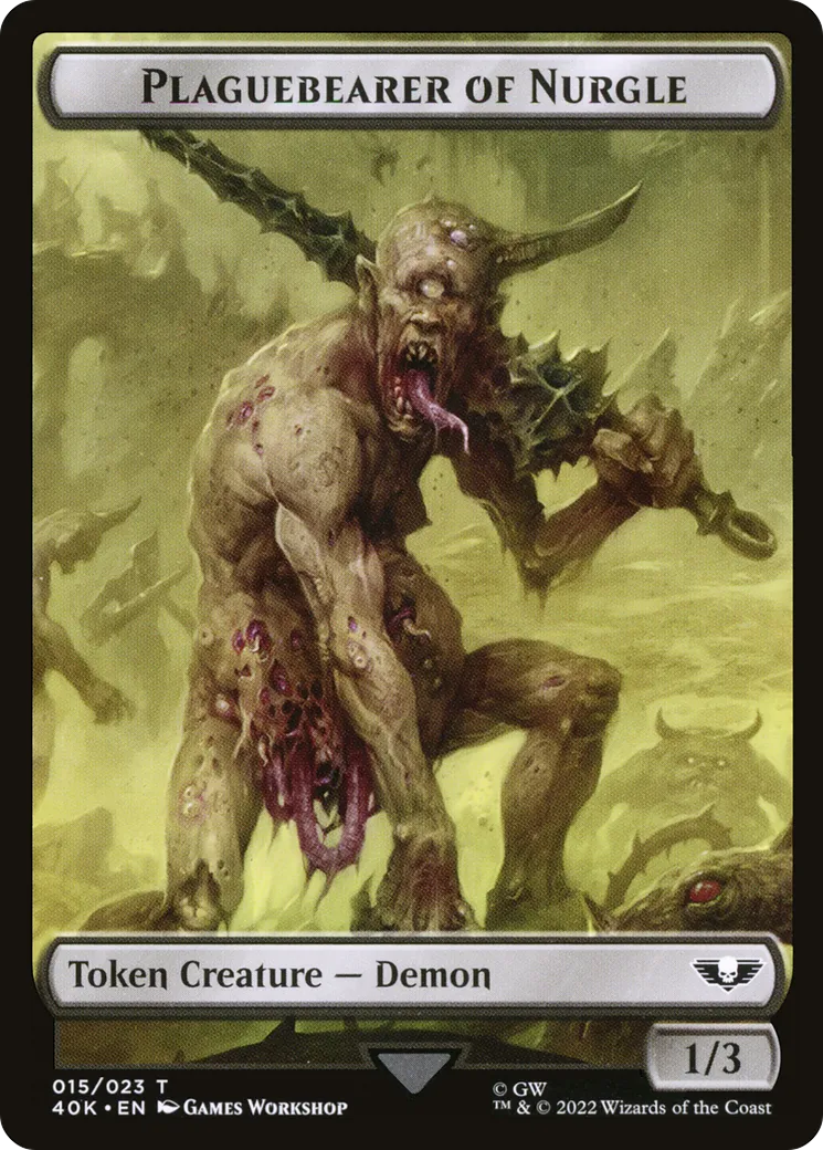 Plaguebearer of Nurgle — Warhammer 40,000 Commander — Magic: The Gathering