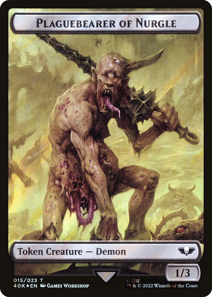 Plaguebearer of Nurgle — Warhammer 40,000 Commander — Magic: The Gathering