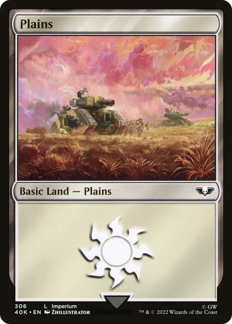 Plains — Warhammer 40,000 Commander — Magic: The Gathering