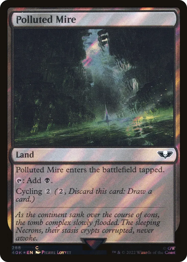 Fondrière polluée — Warhammer 40,000 Commander — Magic: The Gathering