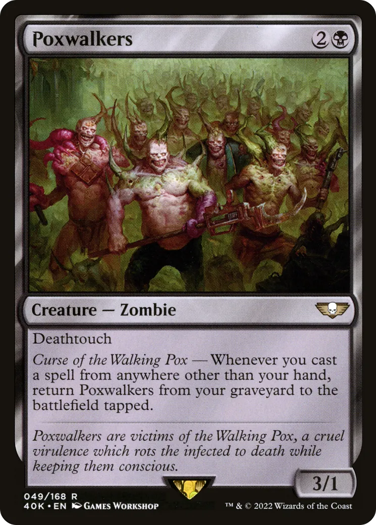 Poxwalkers — Warhammer 40,000 Commander — Magic: The Gathering