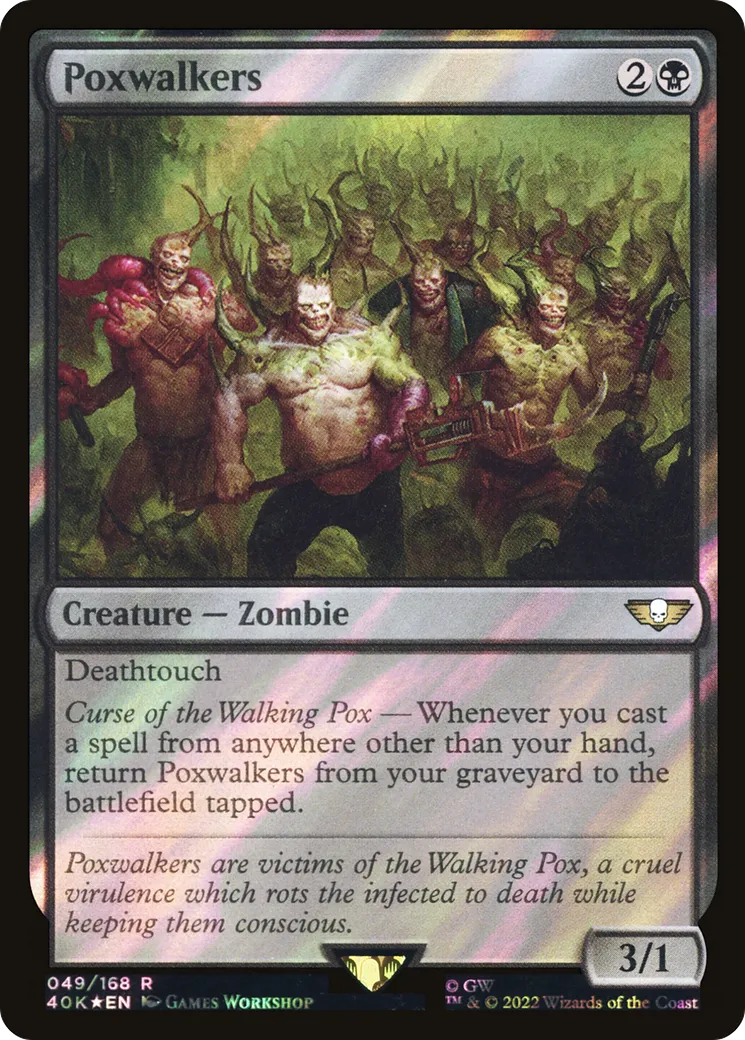 Poxwalkers — Warhammer 40,000 Commander — Magic: The Gathering