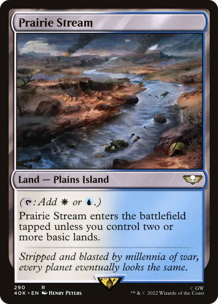 Prairie ruisselante — Warhammer 40,000 Commander — Magic: The Gathering