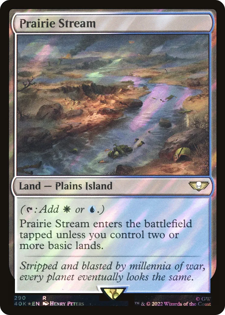 Prairie ruisselante — Warhammer 40,000 Commander — Magic: The Gathering
