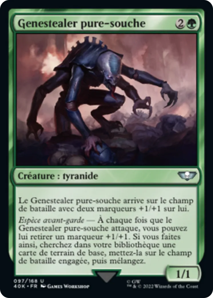 Genestealer pure-souche — Warhammer 40,000 Commander — Magic: The Gathering