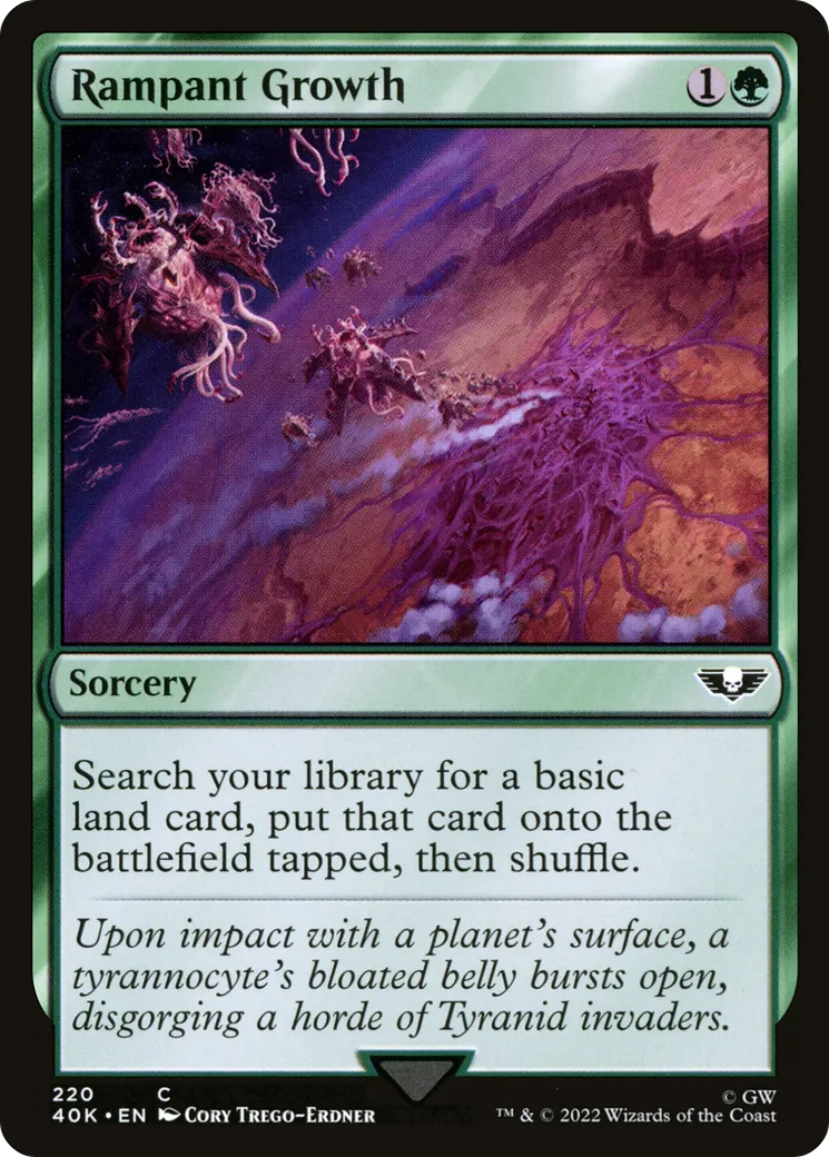 Croissance luxuriante — Warhammer 40,000 Commander — Magic: The Gathering