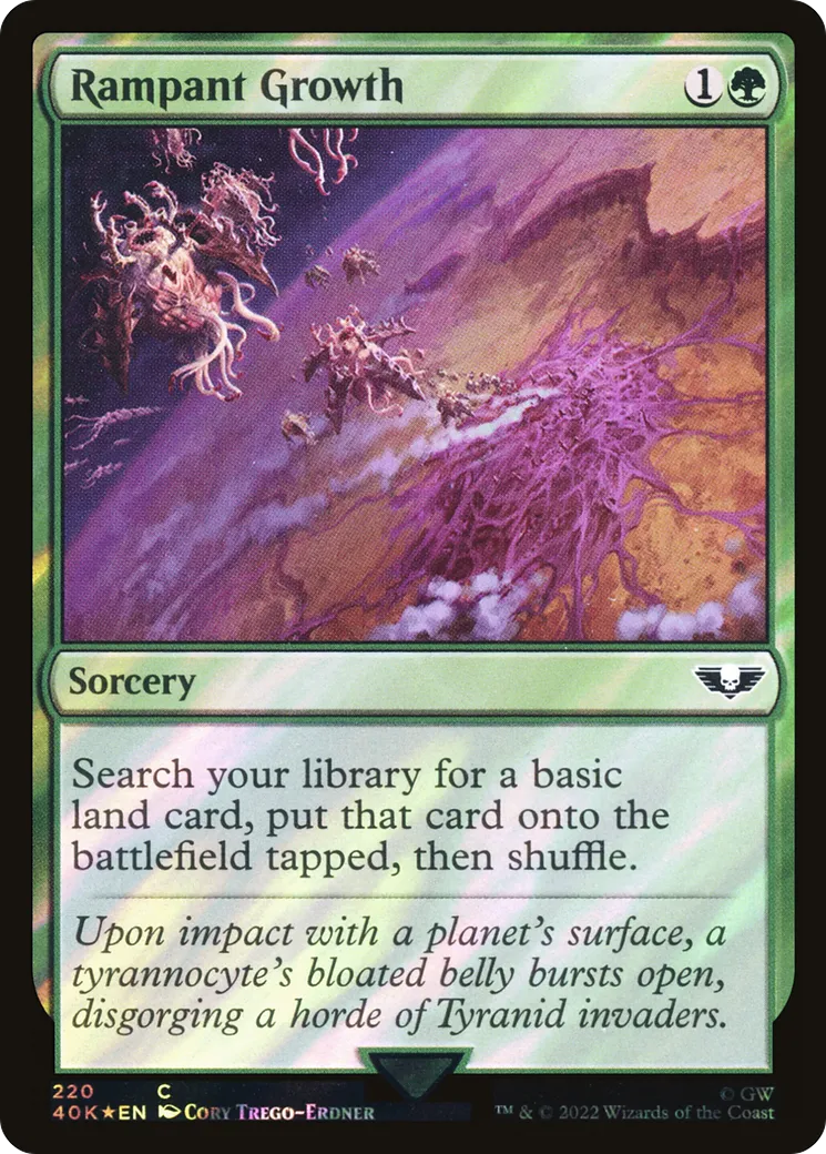 Croissance luxuriante — Warhammer 40,000 Commander — Magic: The Gathering