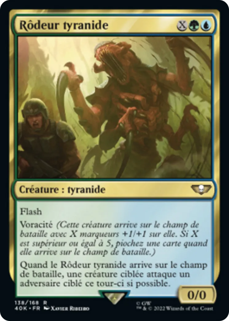 Rôdeur tyranide — Warhammer 40,000 Commander — Magic: The Gathering
