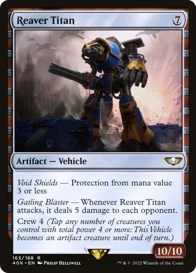Reaver Titan — Warhammer 40,000 Commander — Magic: The Gathering