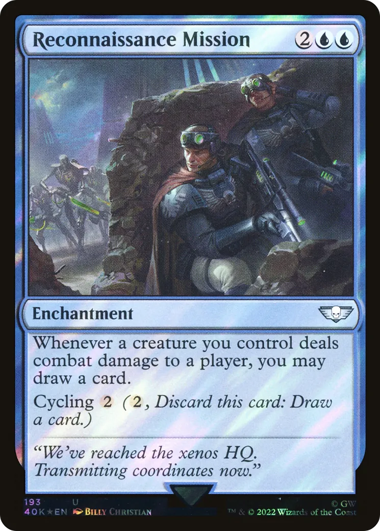 Mission de reconnaissance — Warhammer 40,000 Commander — Magic: The Gathering
