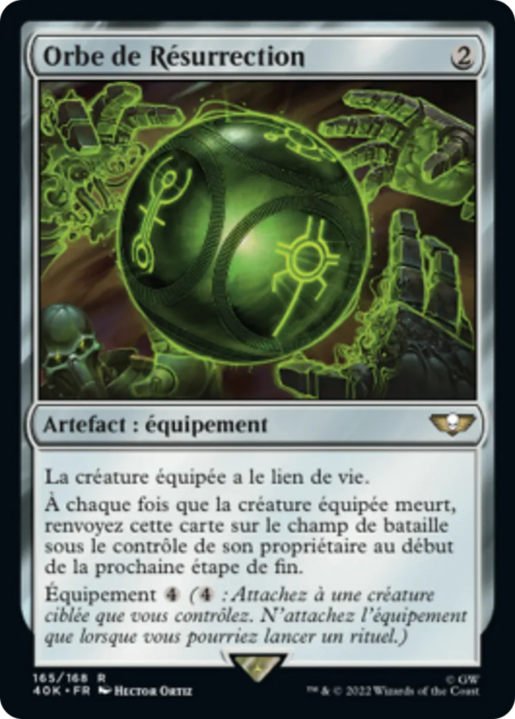 Orbe de Résurrection — Warhammer 40,000 Commander — Magic: The Gathering