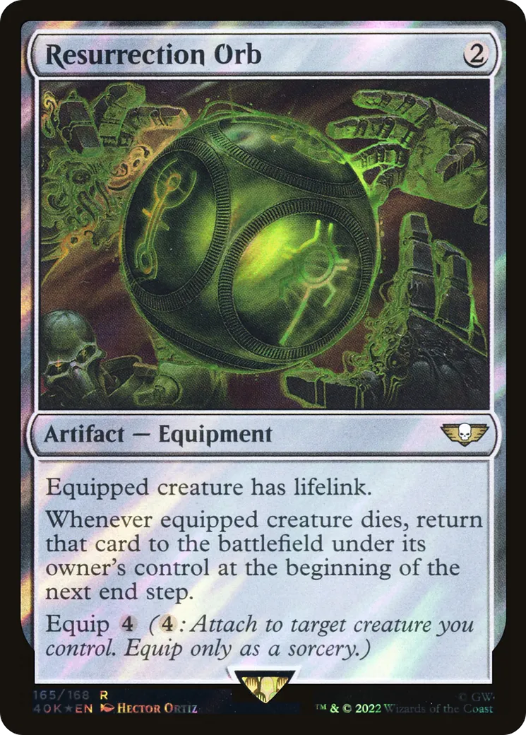 Orbe de Résurrection — Warhammer 40,000 Commander — Magic: The Gathering