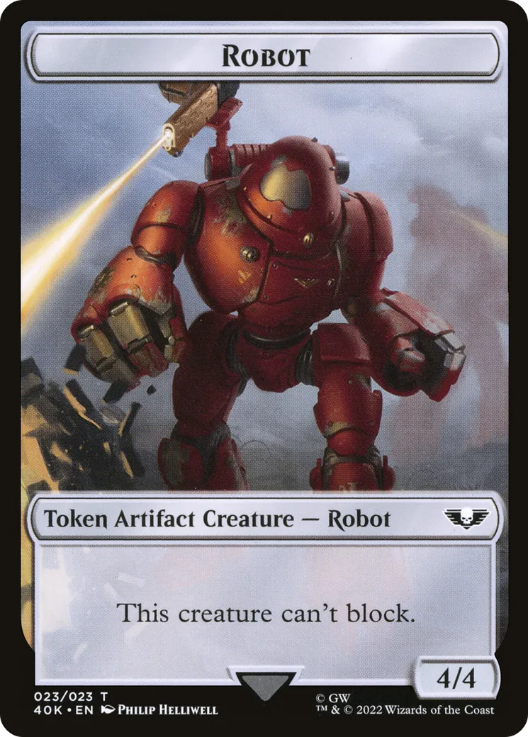 Robot — Warhammer 40,000 Commander — Magic: The Gathering