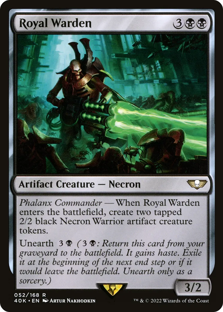 Royal Warden — Warhammer 40,000 Commander — Magic: The Gathering