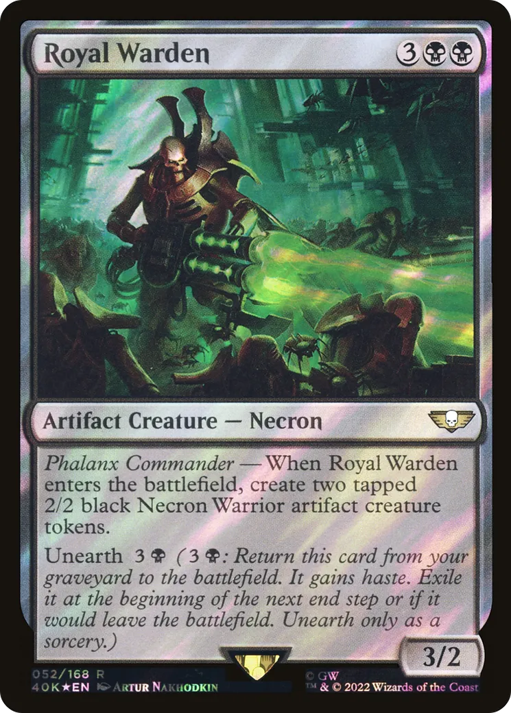 Royal Warden — Warhammer 40,000 Commander — Magic: The Gathering
